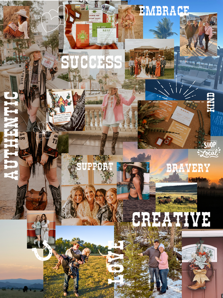 Creating a Vision Board with The Saddle Shoppe