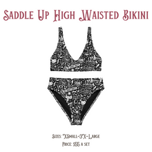 Load image into Gallery viewer, Saddle Print String Bikini