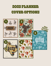 Load image into Gallery viewer, 2025 Western MONTHLY/WEEKLY Planner- WHOLESALE