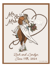 Load image into Gallery viewer, Customized Western Bridal Book/Planner