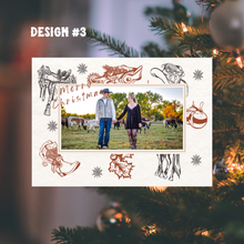Load image into Gallery viewer, Western Christmas Card Templates-DIGITAL DOWNLOAD