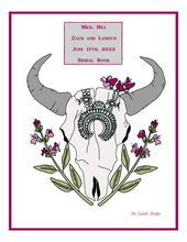 Load image into Gallery viewer, Customized Western Bridal Book/Planner