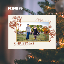 Load image into Gallery viewer, Western Christmas Card Templates-DIGITAL DOWNLOAD