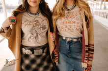Load image into Gallery viewer, "Branded Bride” Western Bachelorette Tshirt