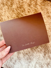Load image into Gallery viewer, "Mr. and Mrs. Longhorn" Thank You Cards