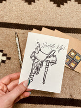 Load image into Gallery viewer, "Vintage Saddle" Just a Note- Card Pack