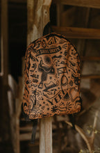 Load image into Gallery viewer, The Saddle Shoppe Pattern Backpack
