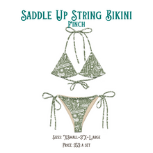 Load image into Gallery viewer, Saddle Print String Bikini
