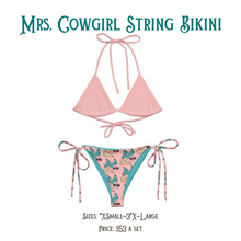 Load image into Gallery viewer, &quot;Mrs. Cowgirl&quot; Bikini
