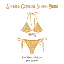Load image into Gallery viewer, &quot;Vintage Cowgirl&quot; Bikini
