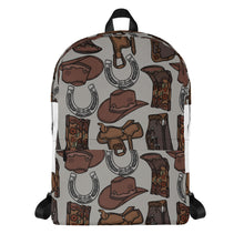 Load image into Gallery viewer, The Saddle Shoppe Pattern Backpack
