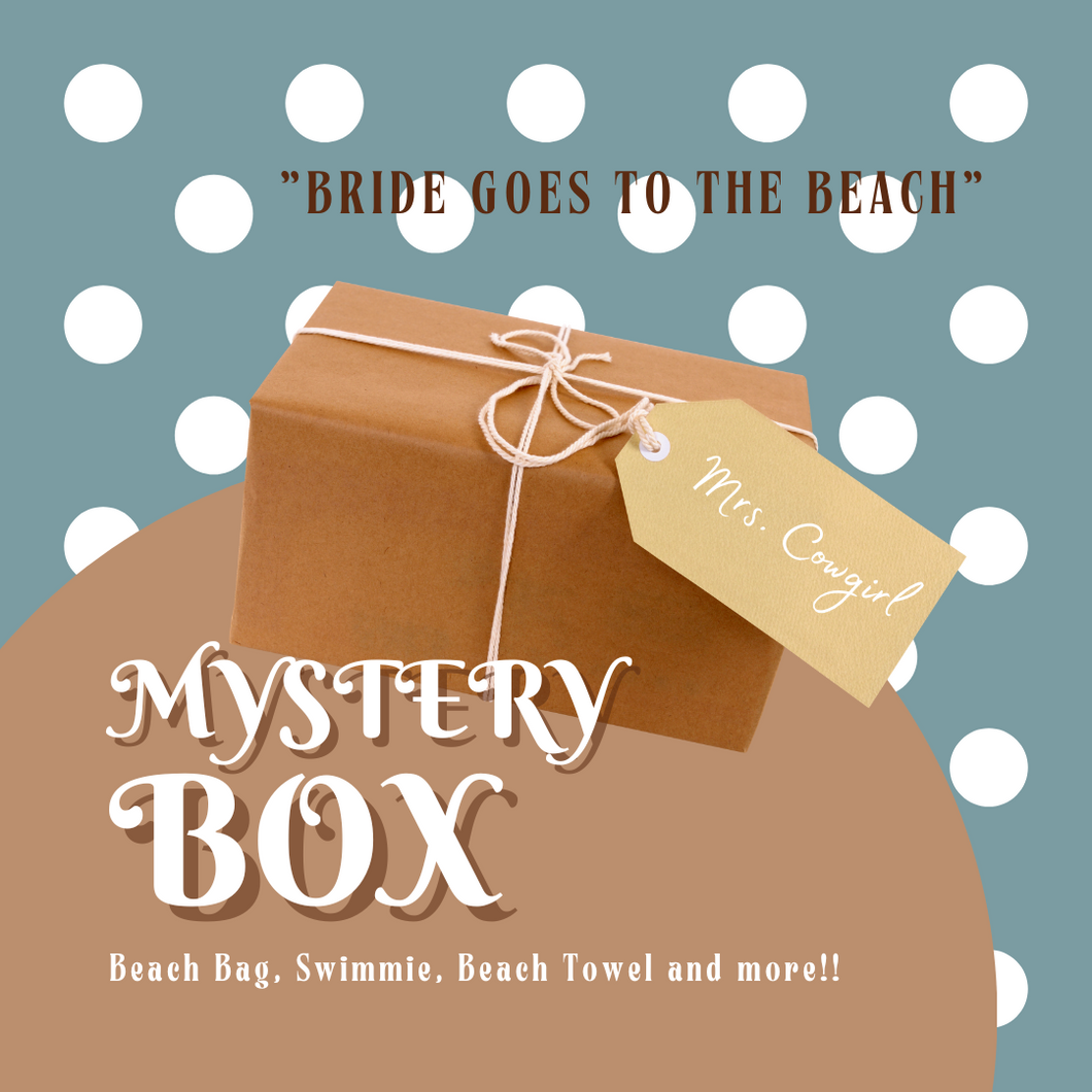 Western Mystery Box- Bride Goes to the Beach Inspired