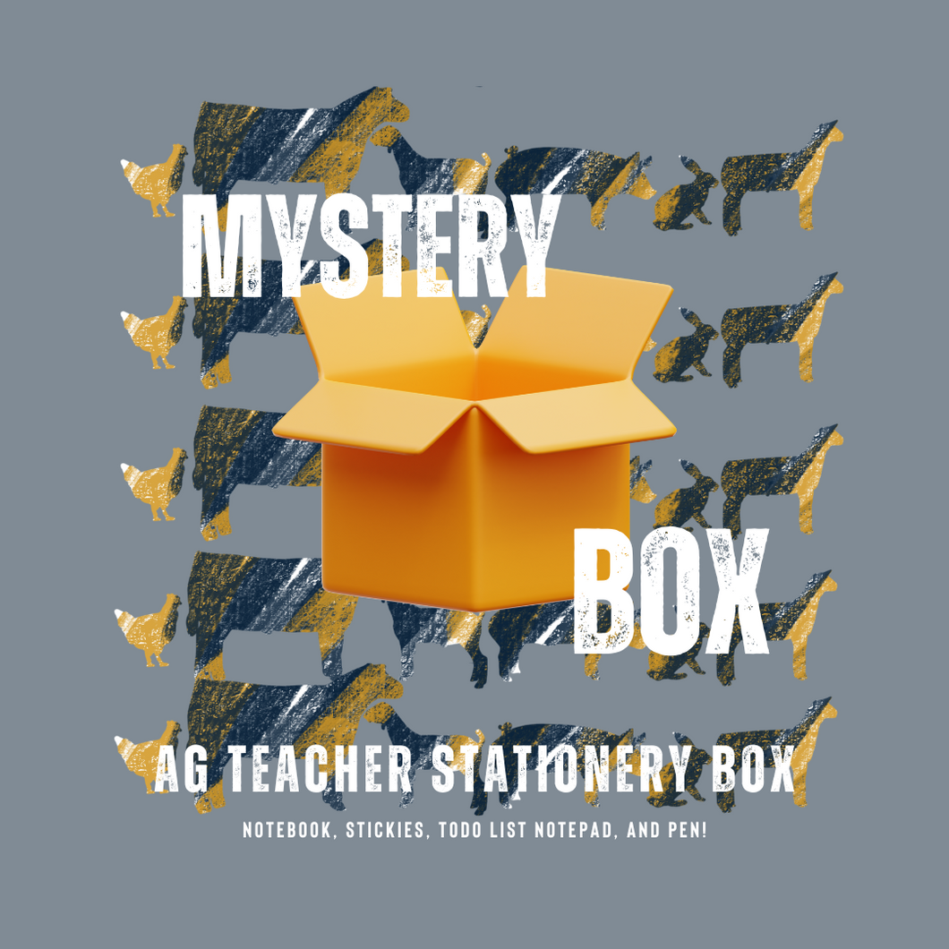 Western Mystery Box- AG Teacher Stationery Inspired