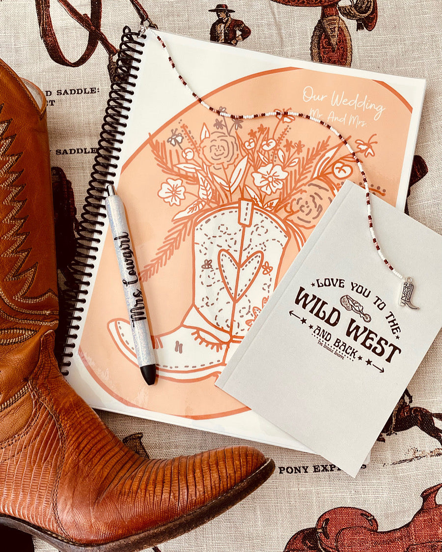 Ready to Order, Western Bridal Book/Planner-SALE