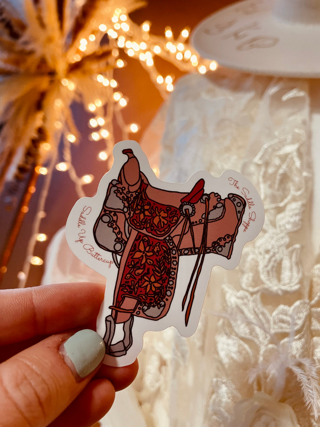 Saddle Up Buttercup Stickers
