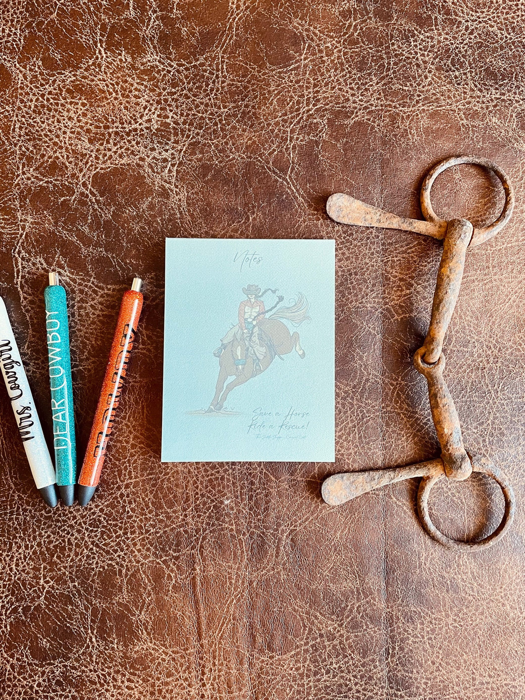 Save a Horse- Cowgirl Cait Exclusive-Western Notepad