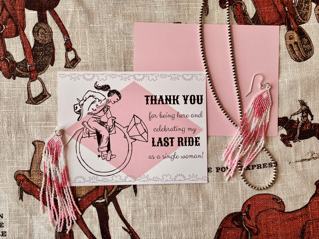 Bachelorette Party Thank You Cards