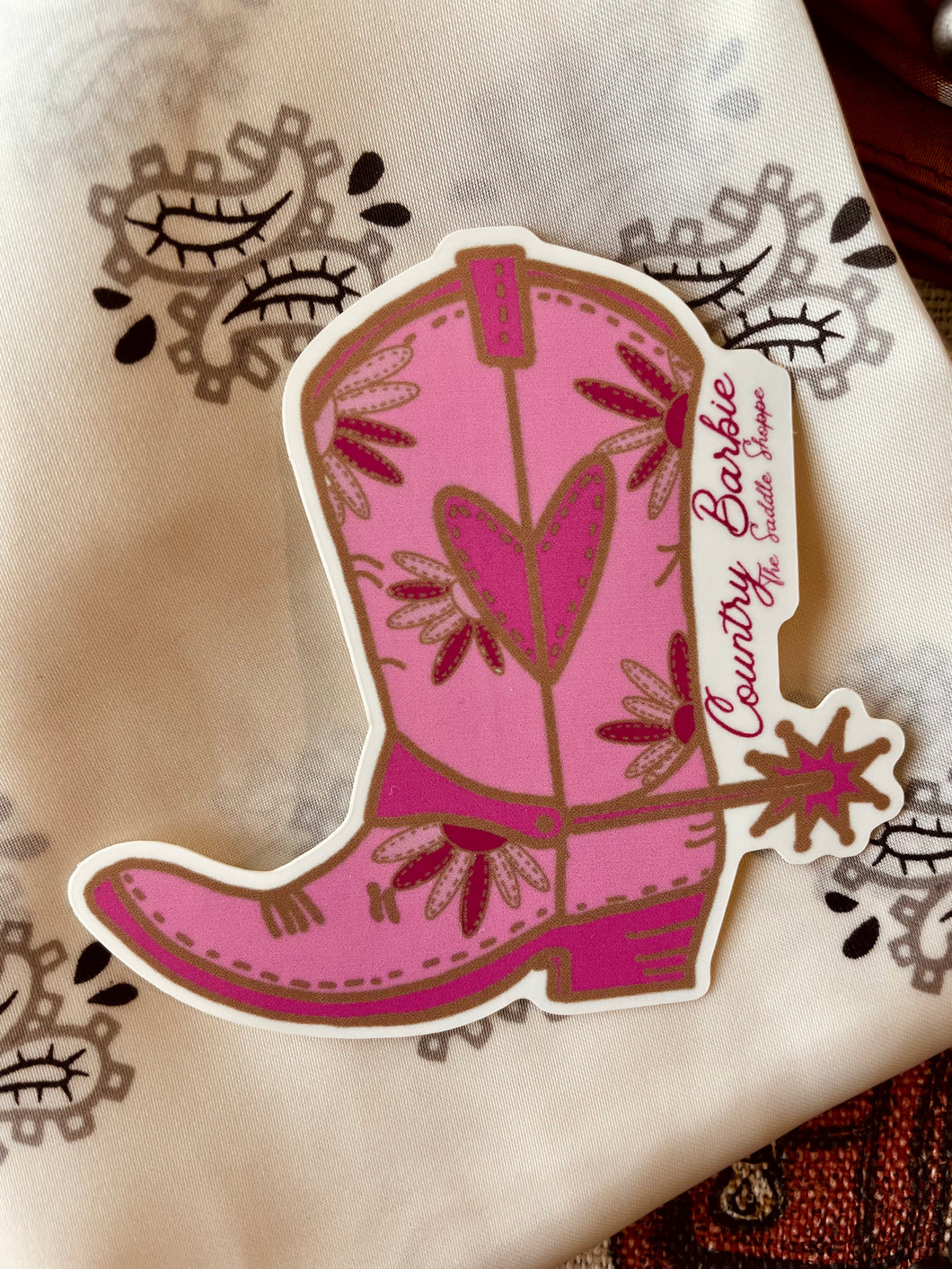 Country Barbie Stickers